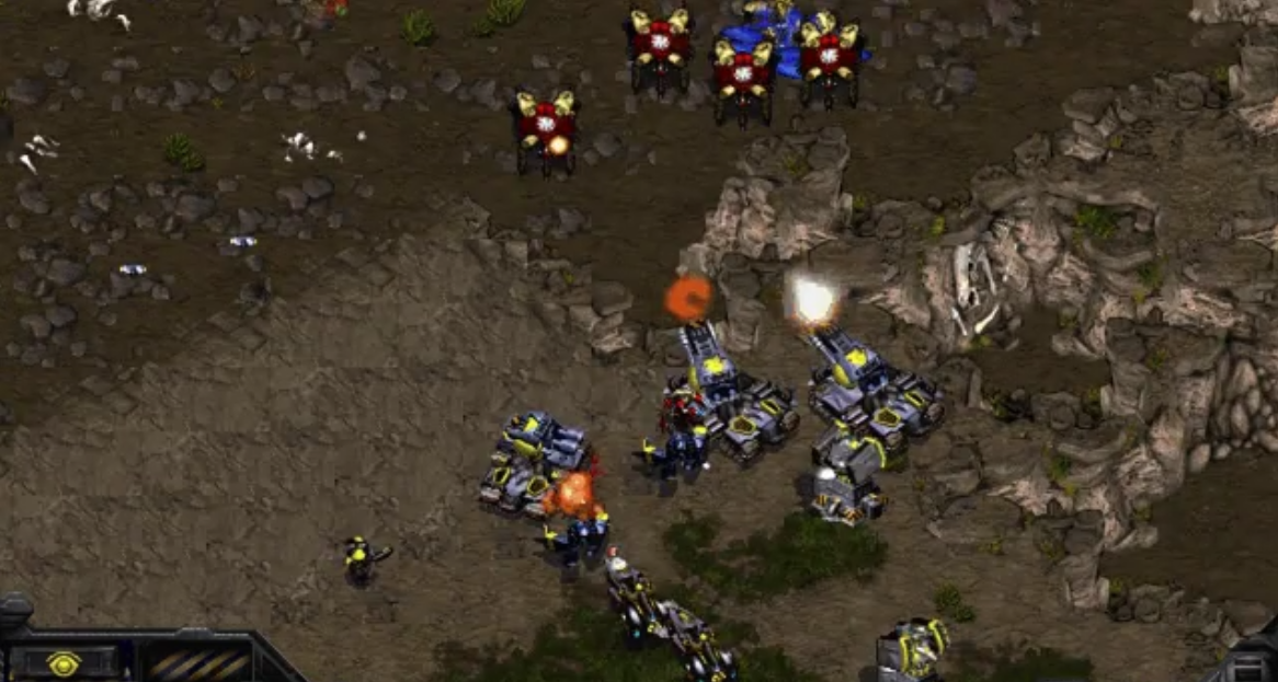 Replay-rendered observer-view frame used in the CASTER alignment example.